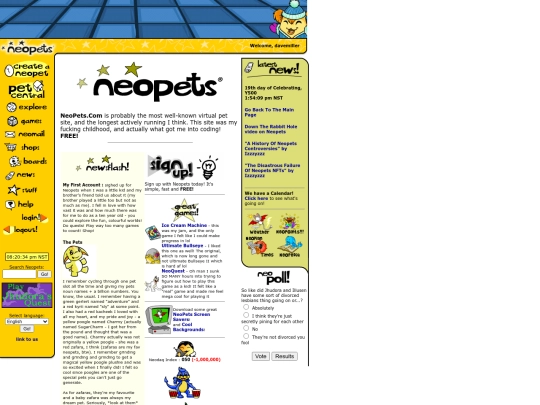 shrines/mini/Neopets screenshot