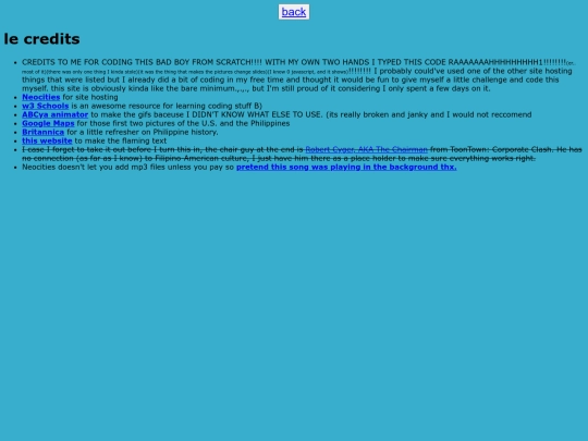 credits screenshot