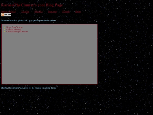 blog screenshot