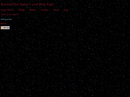 blog/template screenshot