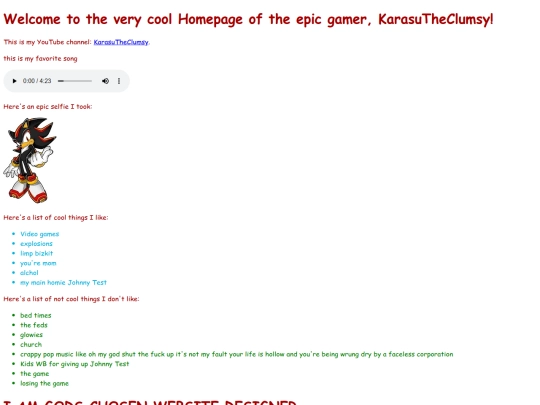 old screenshot