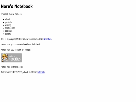 index screenshot