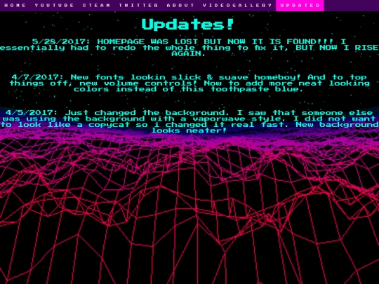 siteupdates screenshot