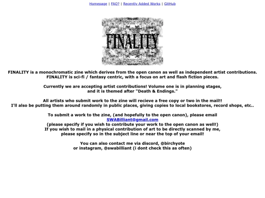 FINALITY screenshot