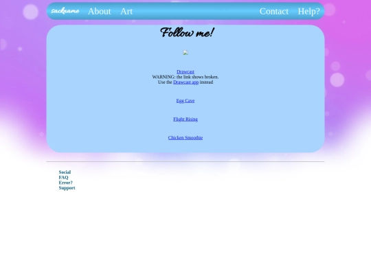 footer/socialmedia screenshot