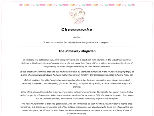 Cheesecake screenshot