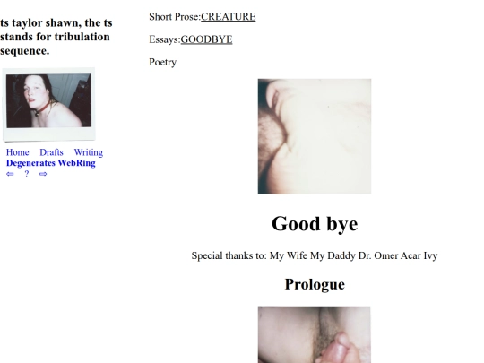 writing/goodbye screenshot