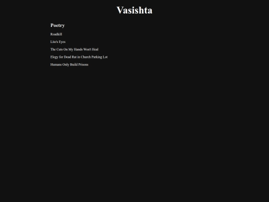 poetry screenshot
