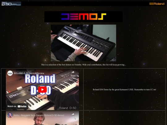 demos screenshot