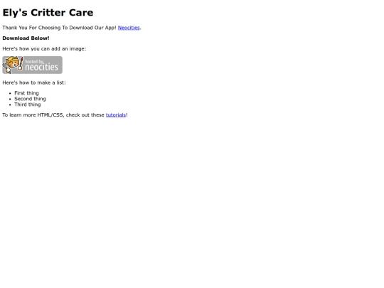 index screenshot