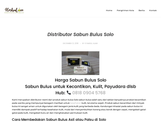 distributor-sabun-bulus-solo screenshot