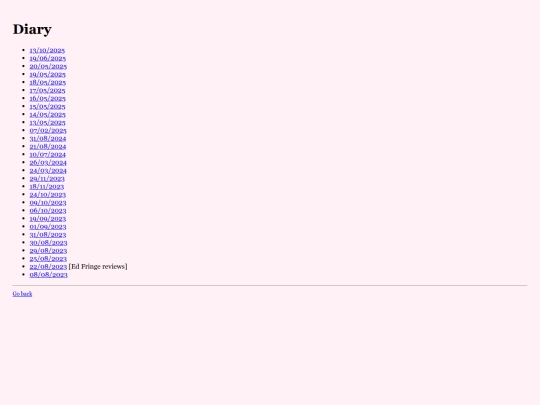 pages/diary screenshot