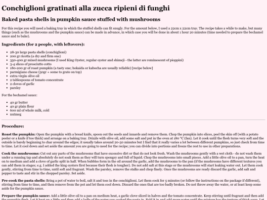 pages/recipes/conchiglioni_zucca_funghi screenshot