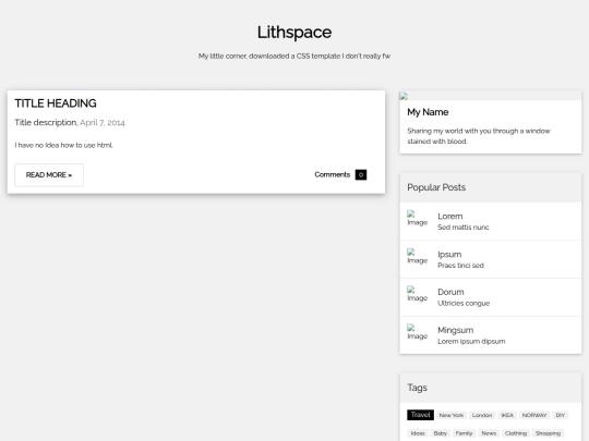 index screenshot
