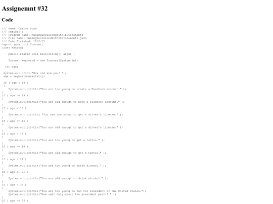 intro/printing/32/MakingDecisionsWithIfStatements screenshot