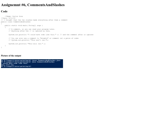 intro/printing/6/CommentsAndSlashes screenshot
