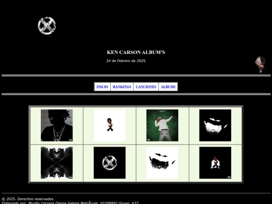 Albums screenshot