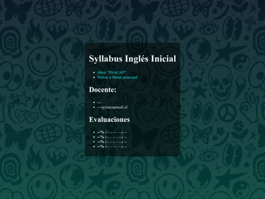 Inglés Inicial/SyllabusII screenshot