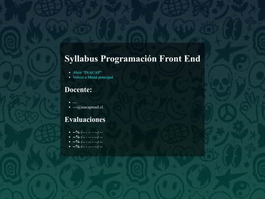 Programación Front End/SyllabusPFE screenshot