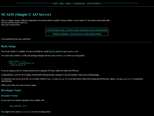 scaos screenshot