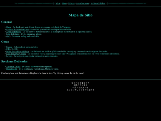 sitemap screenshot