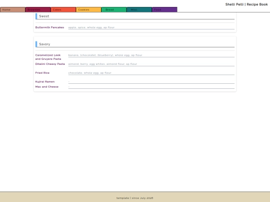 recipebook/food screenshot