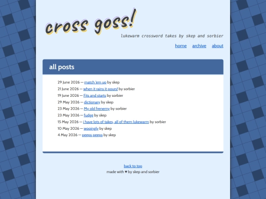 archive screenshot