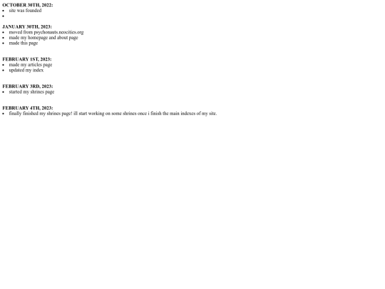 updates screenshot