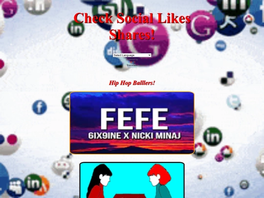 CheckSocialLikesShares screenshot