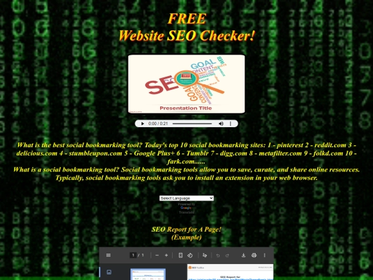 FREEWebsiteSEOChecker screenshot