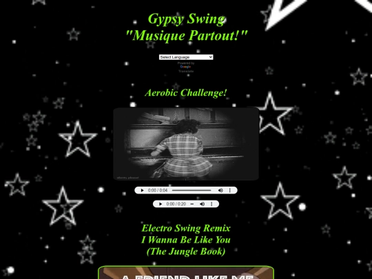 GypsySwingMusiquePartout screenshot
