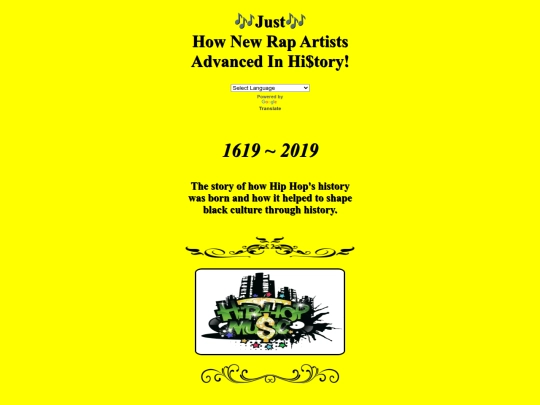 JustHowNewRapArtistsAdvancedInHistory screenshot