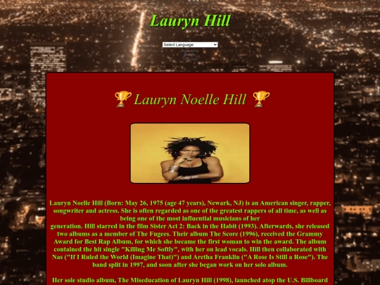 LaurynHill screenshot
