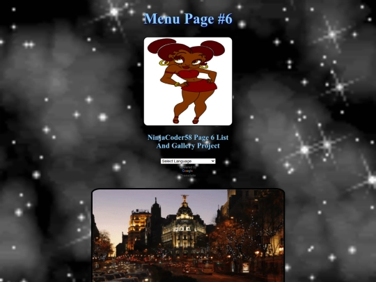 MenuPage6 screenshot