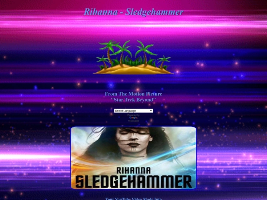 Rihanna-Sledgehammer screenshot