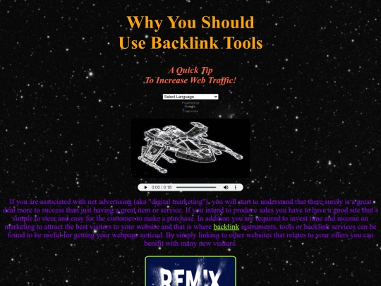 WhyYouShouldUseBacklinkTools screenshot