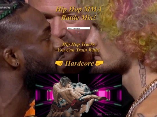 hipHopMMABattleMix screenshot