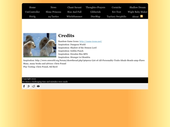 100Monsters/AchemarVersion/Credits screenshot