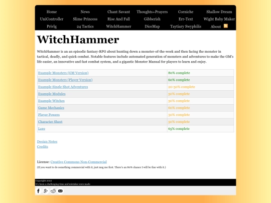 100Monsters/WitchHammer screenshot