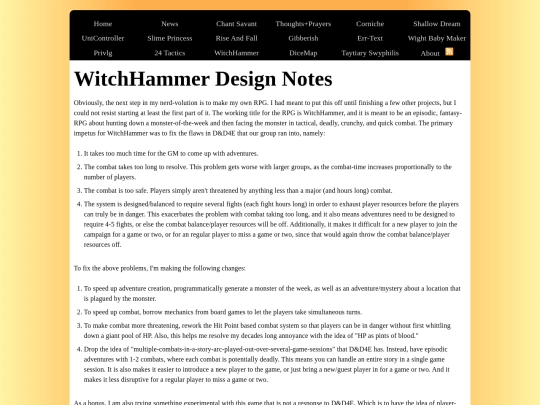 100Monsters/WitchHammerDesignNotes screenshot