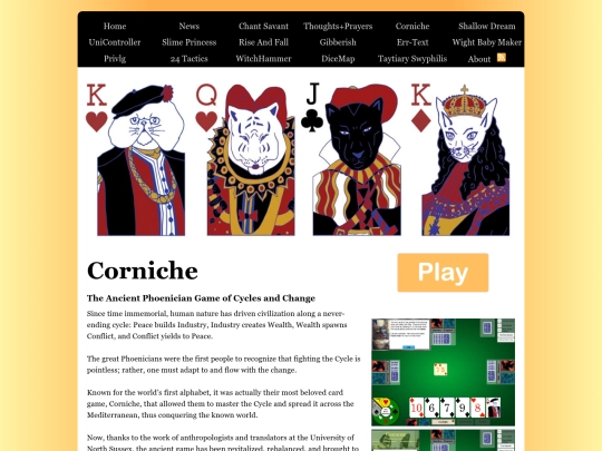 Corniche/CornicheIndex screenshot