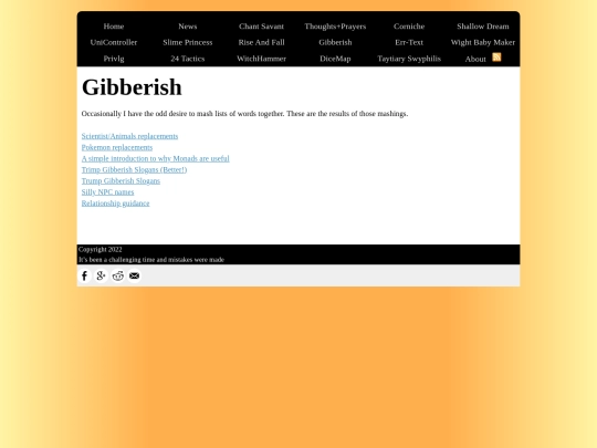 Gibberish/Gibberish screenshot