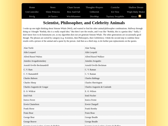Gibberish/ScientistAnimals screenshot