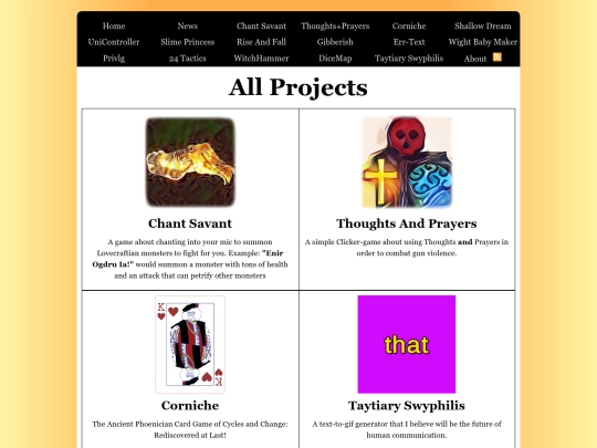 Portfolio/ProjectSummaries screenshot