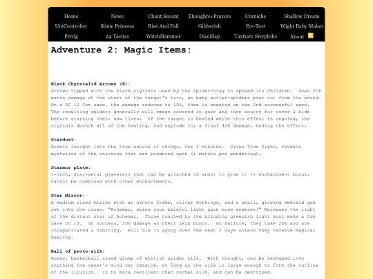 TheForestAndTheForest/Adventure2/MagicItems2 screenshot