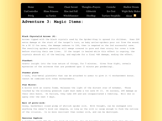 TheForestAndTheForest/Adventure3/MagicItems3 screenshot