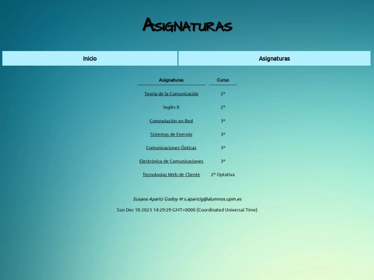 Practica1/asignaturas screenshot