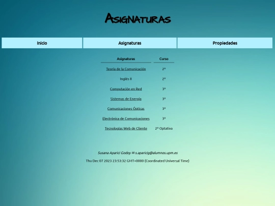 Practica2/asignaturas screenshot