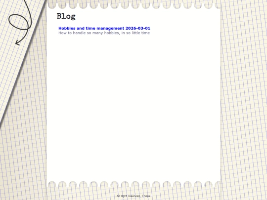 blog screenshot