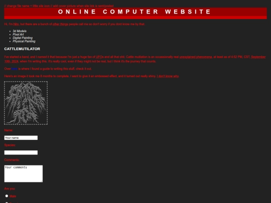 index screenshot